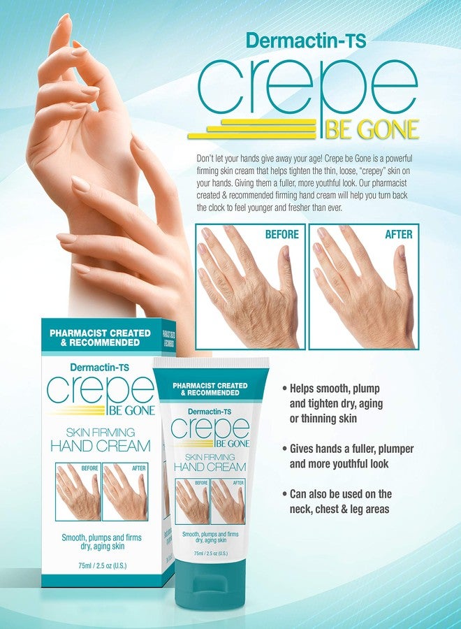 Dermactin Crepe Be Gone Skin Firming Hand Cream 2.5 oz. - Image 3