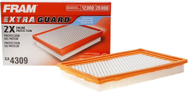 FRAM Extra Guard Air Filter CA4309 for Infiniti, Nissan, Saab, and Subaru Vehicles - Image 1