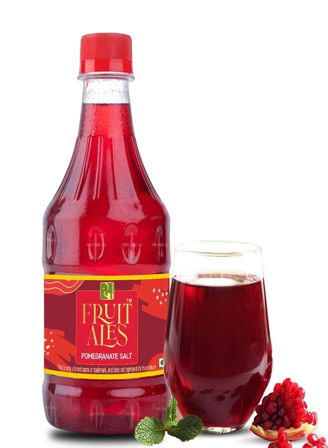 Dhampurgreen Pomegranate Salt Mocktail Cocktail, Makes 10-12 Drinks Each Bottle, 300Ml Pour Add Stir & Sip Syrup For Cocktails Mocktails/Non Alcoholic Beverage - Image 1
