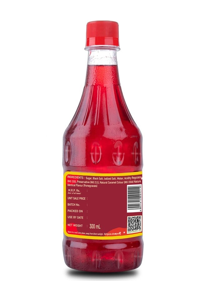 Dhampurgreen Pomegranate Salt Mocktail Cocktail, Makes 10-12 Drinks Each Bottle, 300Ml Pour Add Stir & Sip Syrup For Cocktails Mocktails/Non Alcoholic Beverage - Image 2