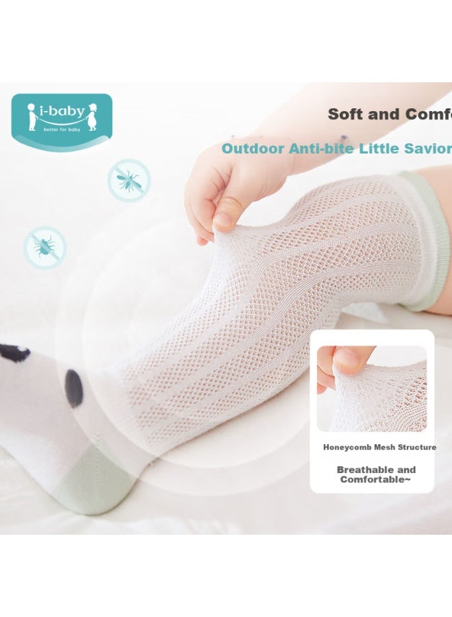 Ibaby/english Baby Socks For 0-1 Years Old, Spring And Summer, Anti-bite, Over-knee Long Socks, Breathable, Non-binding, 2 Pairs - Image 4
