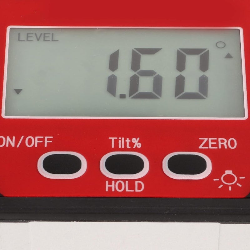 Inclinometer Angle Finder, ±0.1° Precision, Aluminum Alloy ABS, Magnetic Base - Large LED Display, Multiple Units & Modes, Ideal for Woodworking And Construction - Image 5