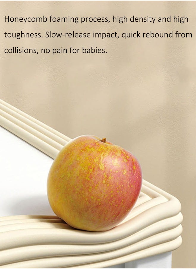 Generic - 2-meter child safety protection strip Foam safety strip Self adhesive edge protection strip Children's anti-collision strip Table side cushion Suitable for furniture edges such as tables and chairs - Image 1