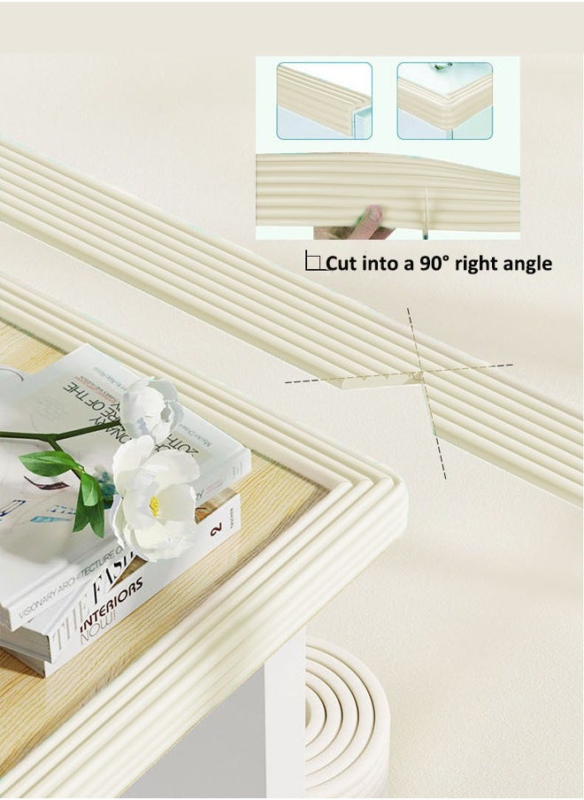Generic - 2-meter child safety protection strip Foam safety strip Self adhesive edge protection strip Children's anti-collision strip Table side cushion Suitable for furniture edges such as tables and chairs - Image 1