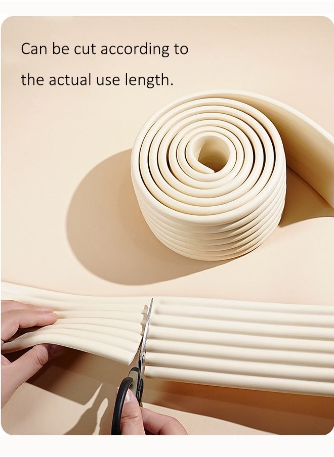 Generic - 2-meter child safety protection strip Foam safety strip Self adhesive edge protection strip Children's anti-collision strip Table side cushion Suitable for furniture edges such as tables and chairs - Image 1