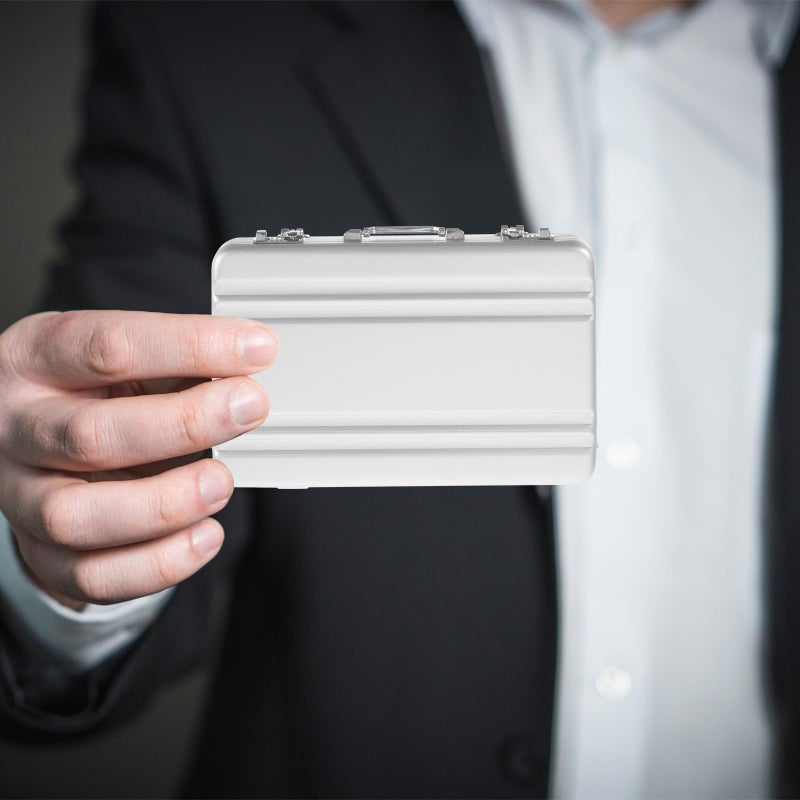 Multifunctional Card Holder Organizer Box Portable Protective Wallet Alternative For Men - Image 5