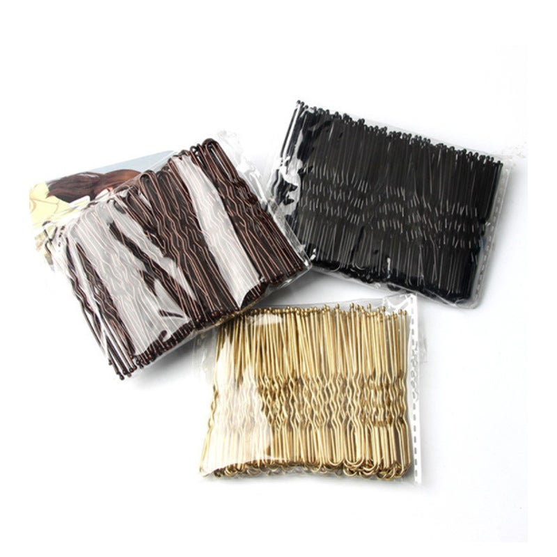 U-Type Clip Ball Head Pin Pin Headdress Black Po Office Tool U-Shaped Fixed Steel Clip Hairpin - Image 5