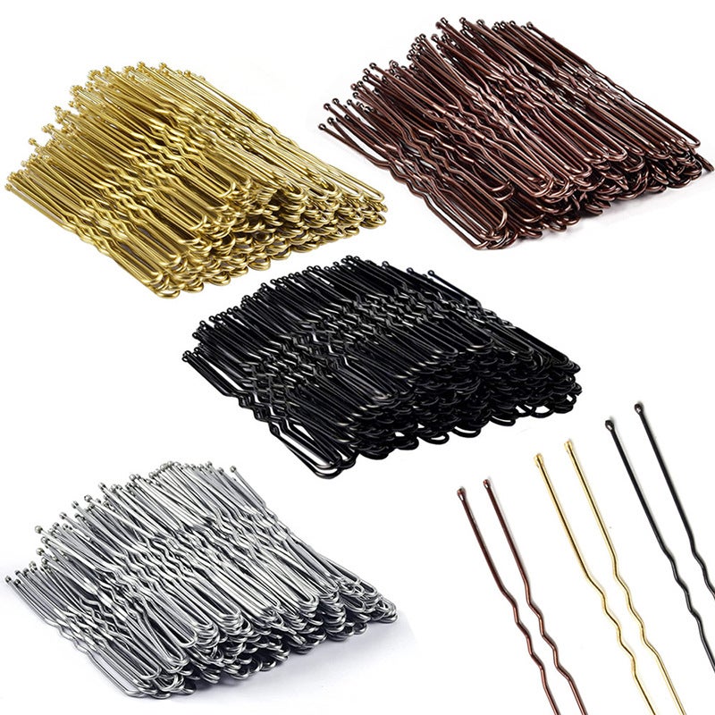 U-Type Clip Ball Head Pin Pin Headdress Black Po Office Tool U-Shaped Fixed Steel Clip Hairpin - Image 3