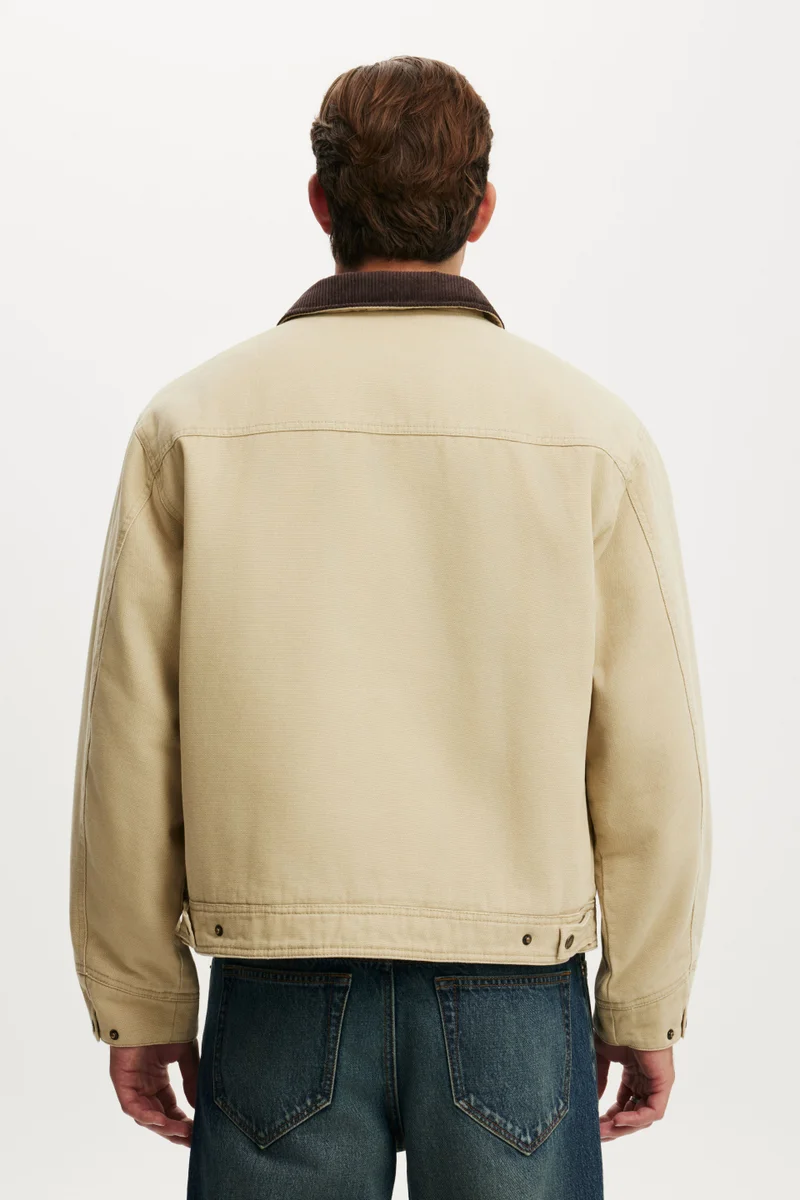 Cotton On  Cropped Worker Jacket for Men | Best Price UAE