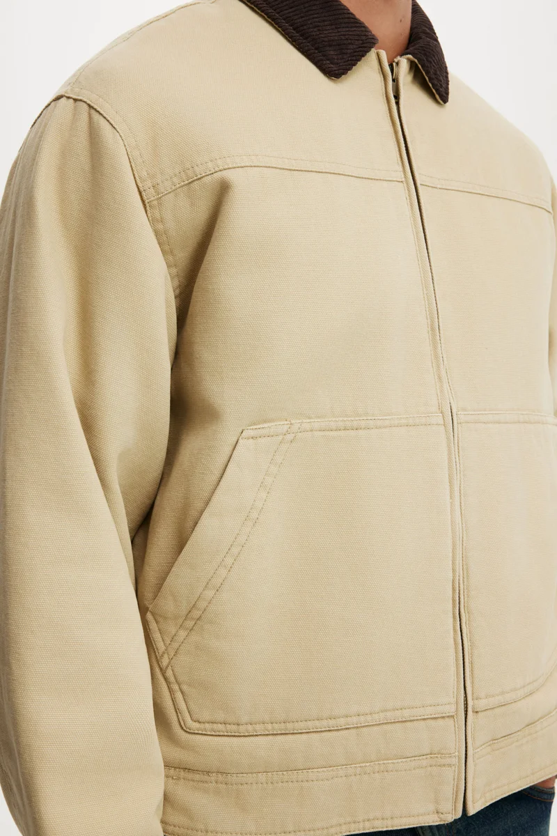 Cotton On  Cropped Worker Jacket for Men | Best Price UAE