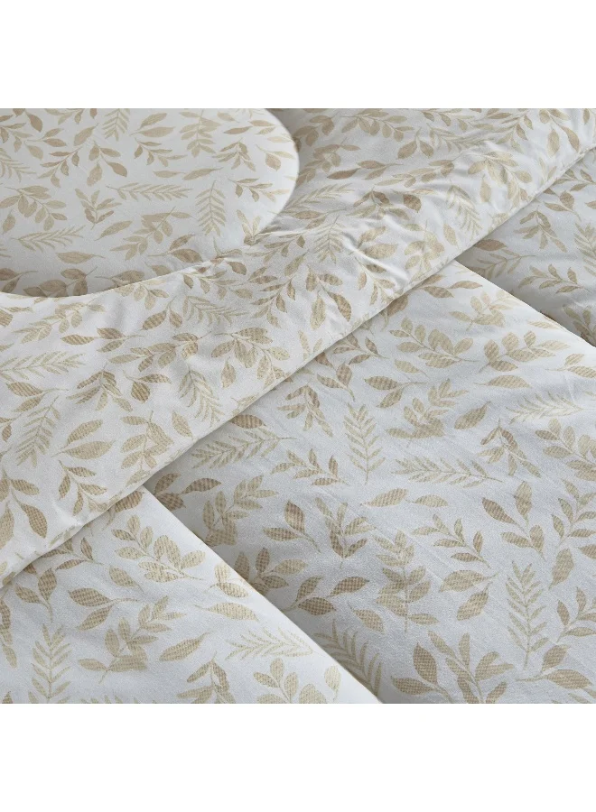 Home Box Valencia Visby BIAB 7-Piece Printed Cotton King Comforter Set - 220x240 cm