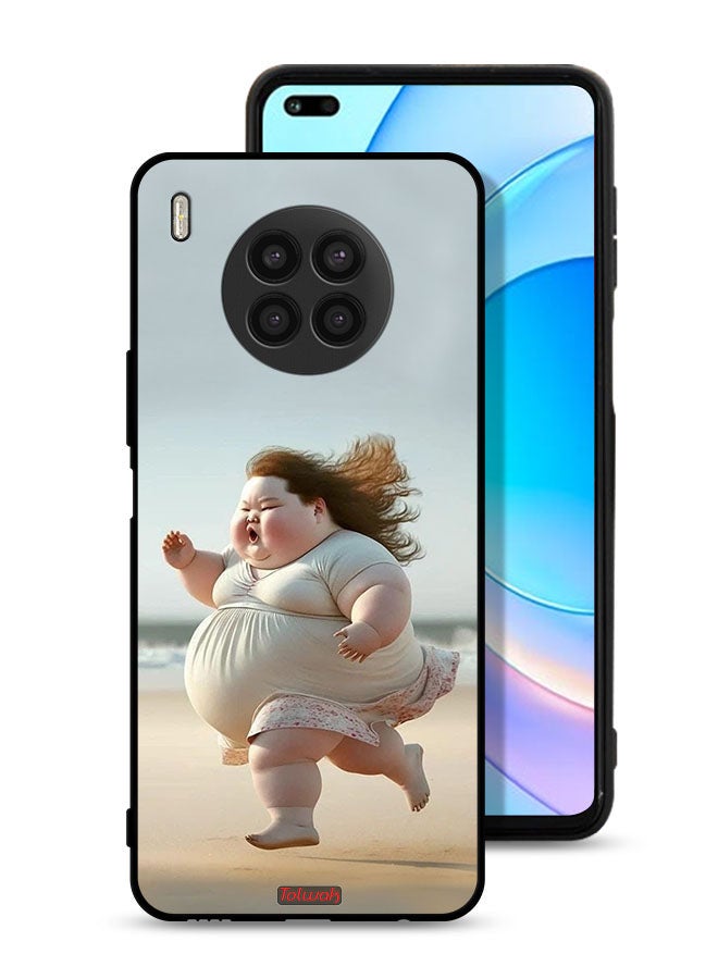 Tolwak Huawei nova 8i Protective Case Cover Fatty Baby Girl Running - Image 1