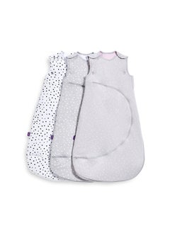 Snuz Pouch Sleeping Bag For Infant And Baby 2.5 Tog Clever Nappy Change Zip 100% Cotton For Temperatures Within 16 - 20 Celsius Frrom 6 - 18Months Maximum Baby Length 86Cm - White  - Image 4