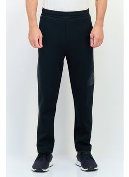 Adidas Men Regular Fit Tapered Leg Full-Length Style Running Sweatpants, Black  - Image 1