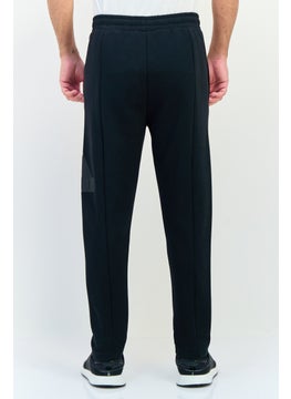 Adidas Men Regular Fit Tapered Leg Full-Length Style Running Sweatpants, Black  - Image 3