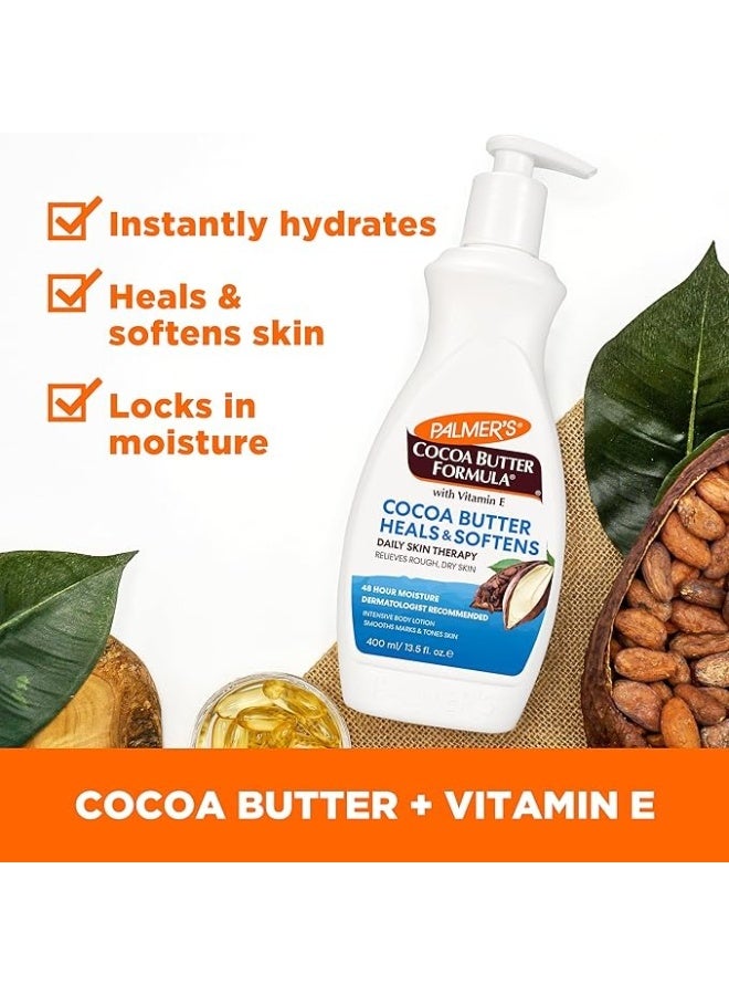 Palmer's Cocoa Butter Formula Body Lotion Pump for daily skin therapy 400ml - Image 2