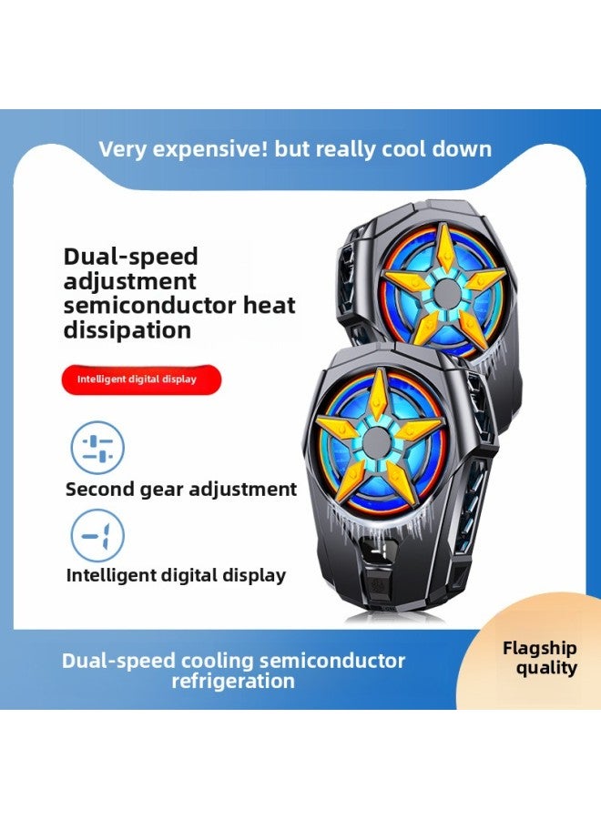 2023 SL09 Semiconductor Mobile Phone Radiator Live Clip Two Fast Cooling Temperature Display Explosions Electric Competition-Product Color:SL09-digital-Black  - Image 4