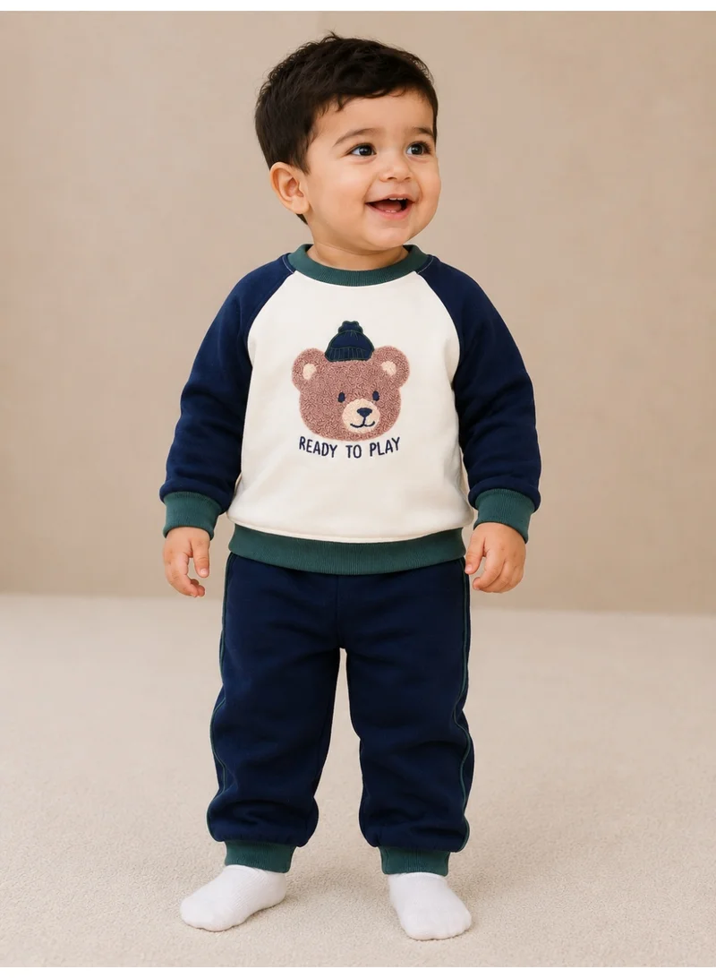 فكتور اند جين Boys 2-Piece Graphic Sweatshirt & Jogger Pants Set