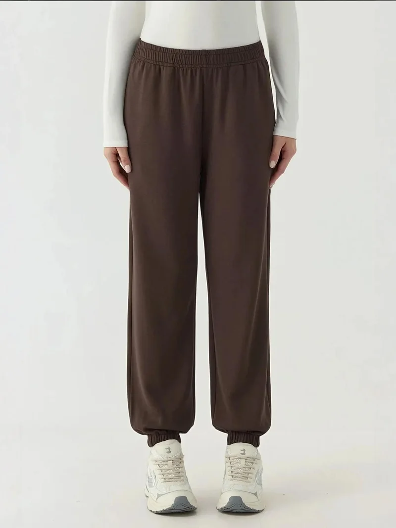 HICCUP Elastic Waist Modal Touch Jogger Pants