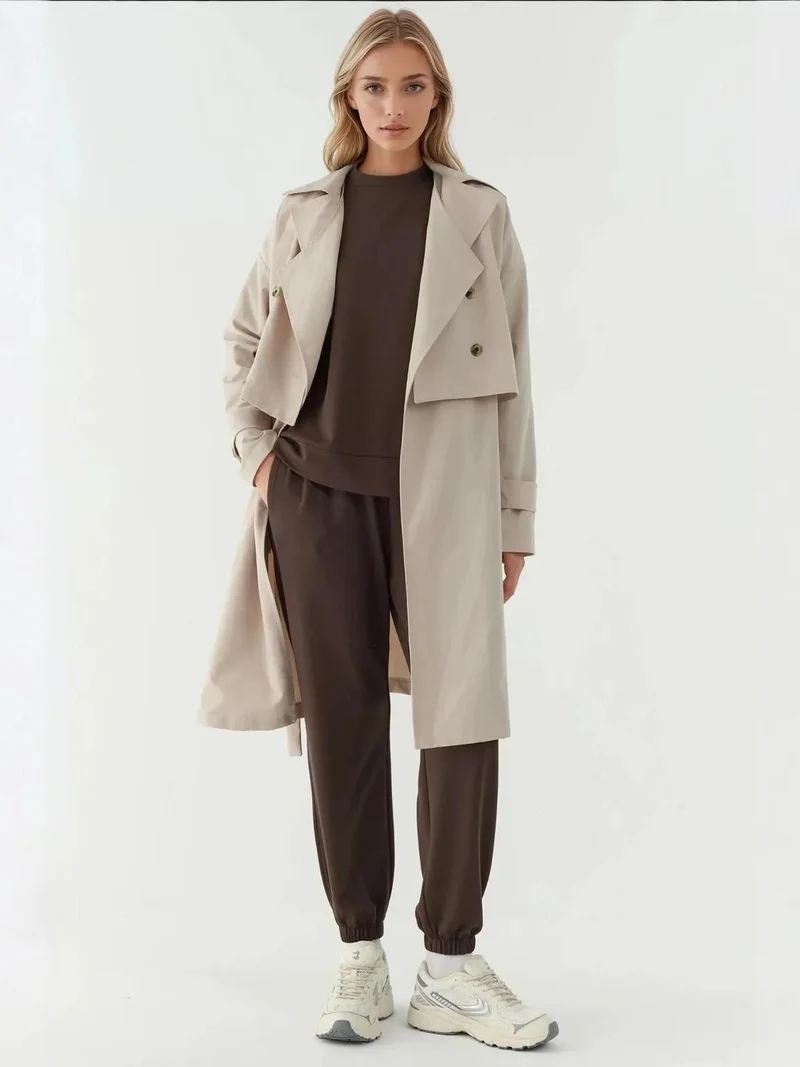 HICCUP Elastic Waist Modal Touch Jogger Pants