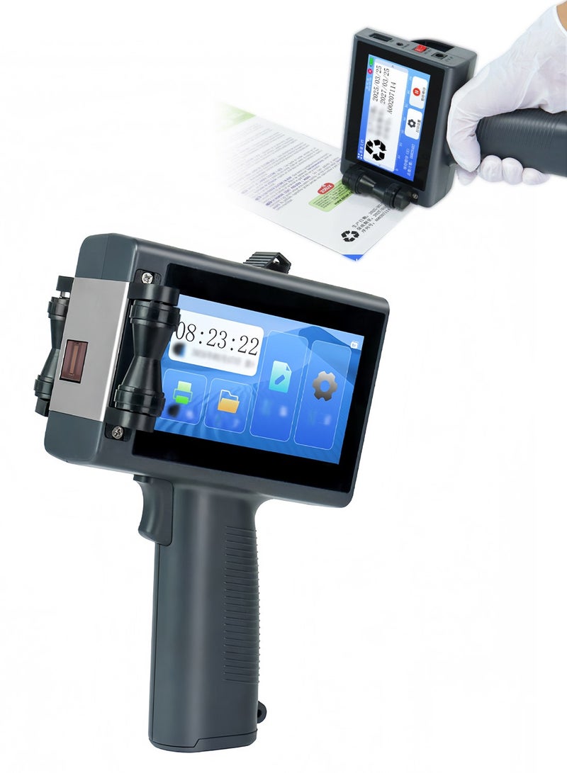 كيدل طابعة نفث الحبر المحمولة الذكية KidLe M10، طابعة محمولة عالية الدقة 600 نقطة في البوصة، مع شاشة لمس سعوية مقاس 4.3 بوصة وبطارية طويلة الأمد، ودعم متعدد اللغات للوسم الصناعي وتجارة التجزئة والمستودعات والخدمات اللوجستية - Image 1