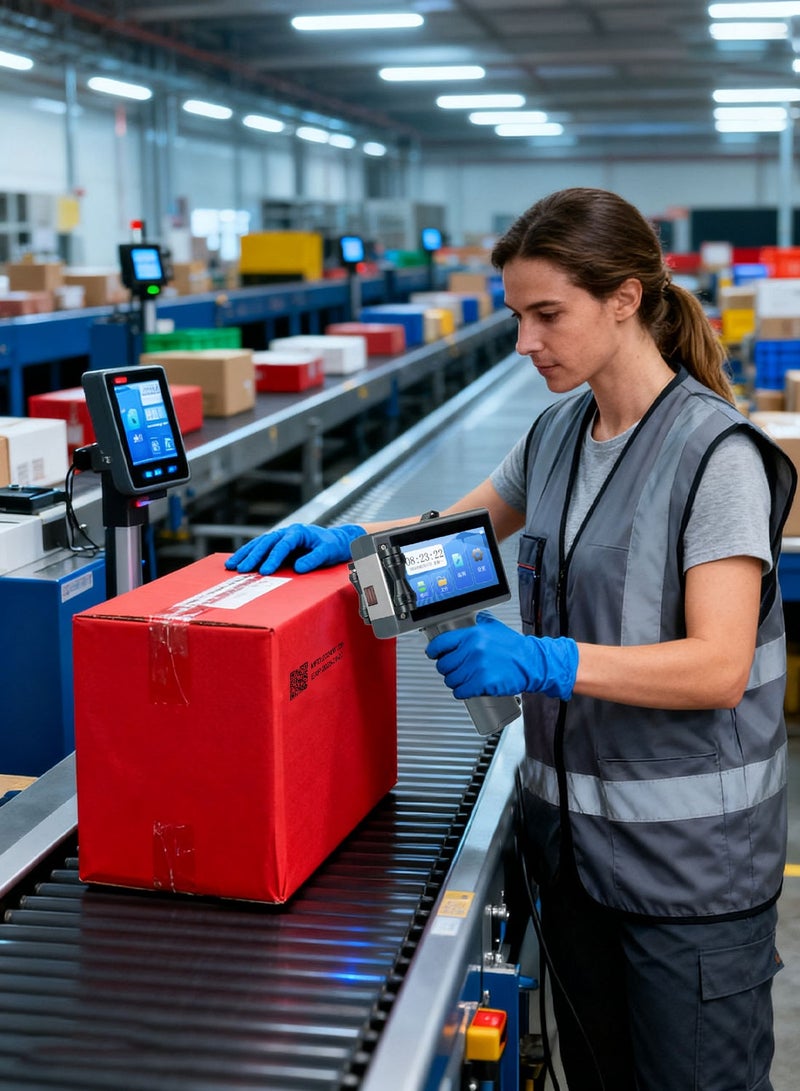 كيدل طابعة نفث الحبر المحمولة الذكية KidLe M10، طابعة محمولة عالية الدقة 600 نقطة في البوصة، مع شاشة لمس سعوية مقاس 4.3 بوصة وبطارية طويلة الأمد، ودعم متعدد اللغات للوسم الصناعي وتجارة التجزئة والمستودعات والخدمات اللوجستية - Image 4