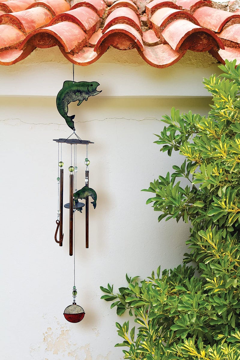 Sunset Vista Designs Sunset Vista Catch Of The Day Fish Wind Chime, 28-Inch Long - Image 2