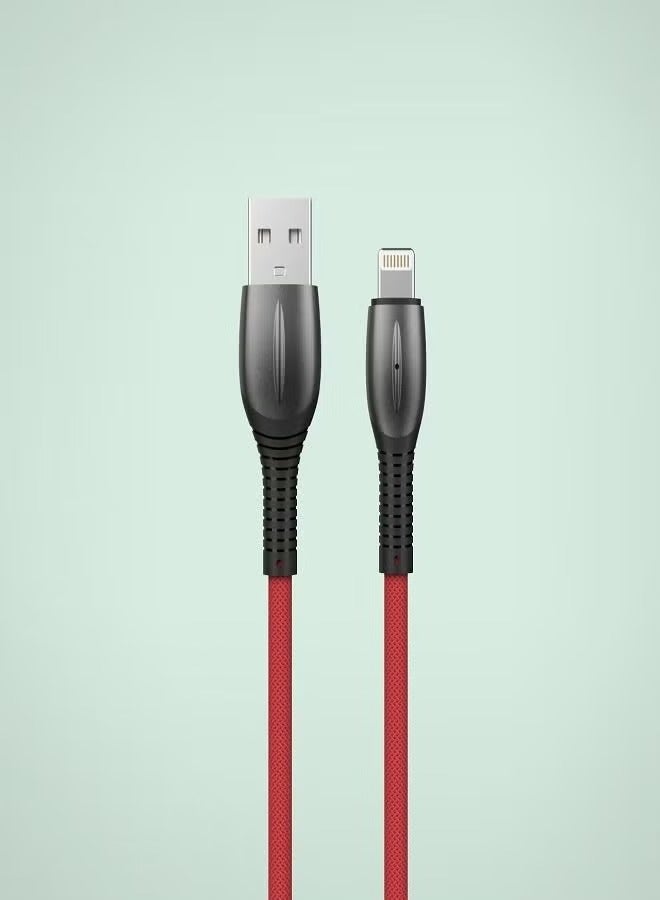 MIQIA Braided Fabric Data Cable with Led Indictor