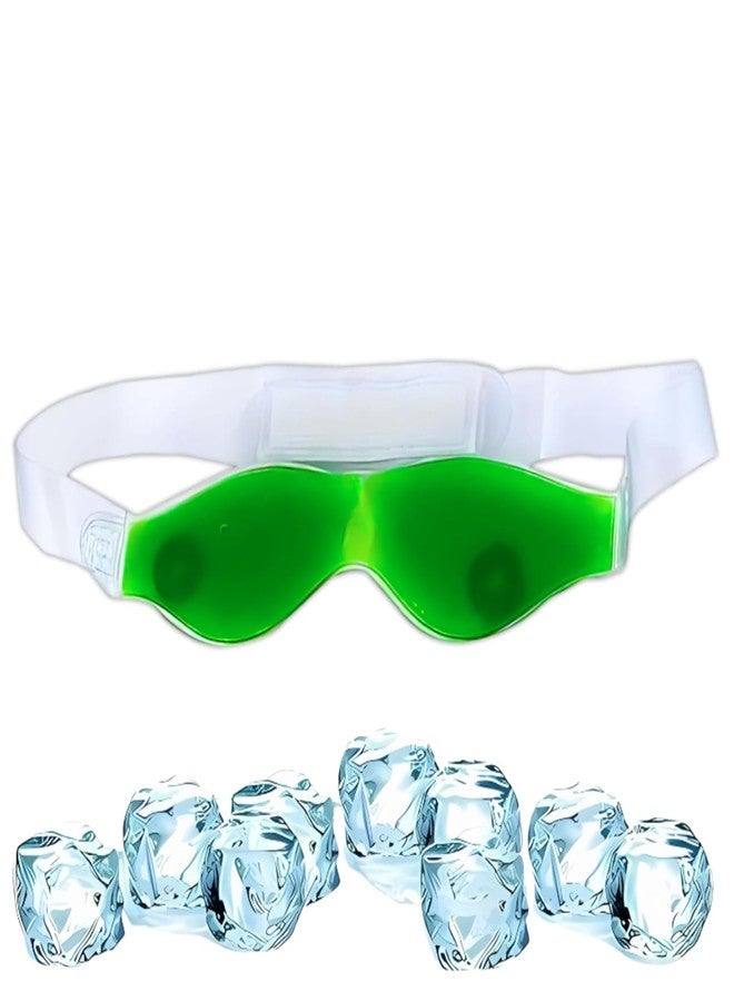 ZEVESTY Aloevera Eye Mask | Ice Cooling Sleeping Mask for Eye Patches | Remove Dark Circles Fatigue Cool Eyes Patch Pads Eye Care | Gel Eye Mask Pads Summer Ice Cooling Patch (PACK 1) - Image 1