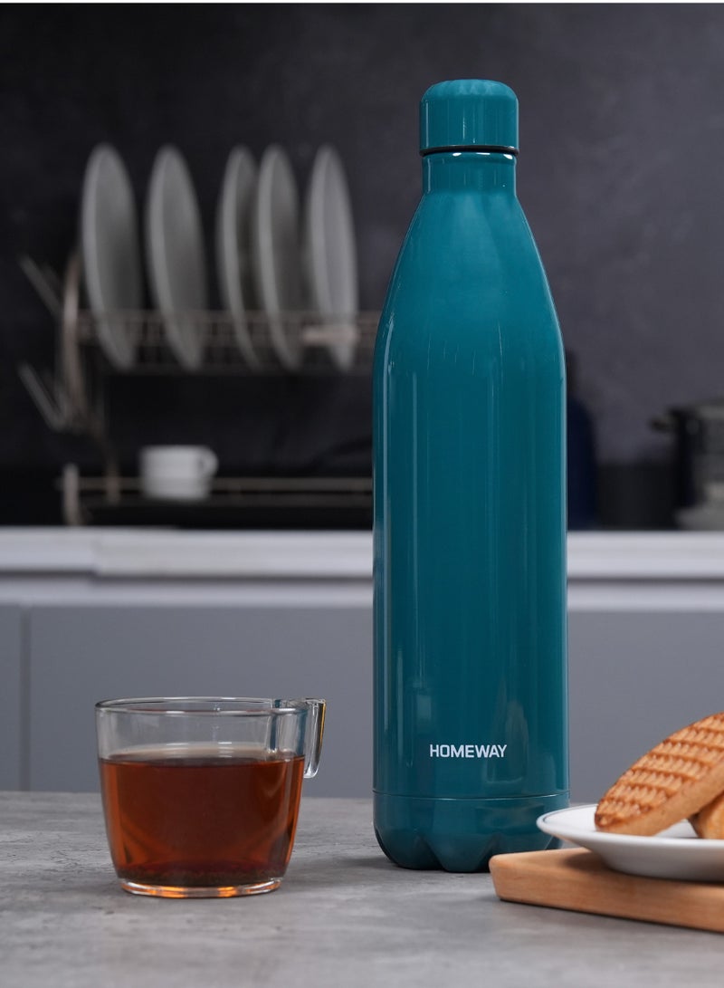 Homeway Sports Flask 1000Ml - Durable Stainless Steel Water Bottle For Active Lifestyles, Leak-Proof & Insulated" - Image 4