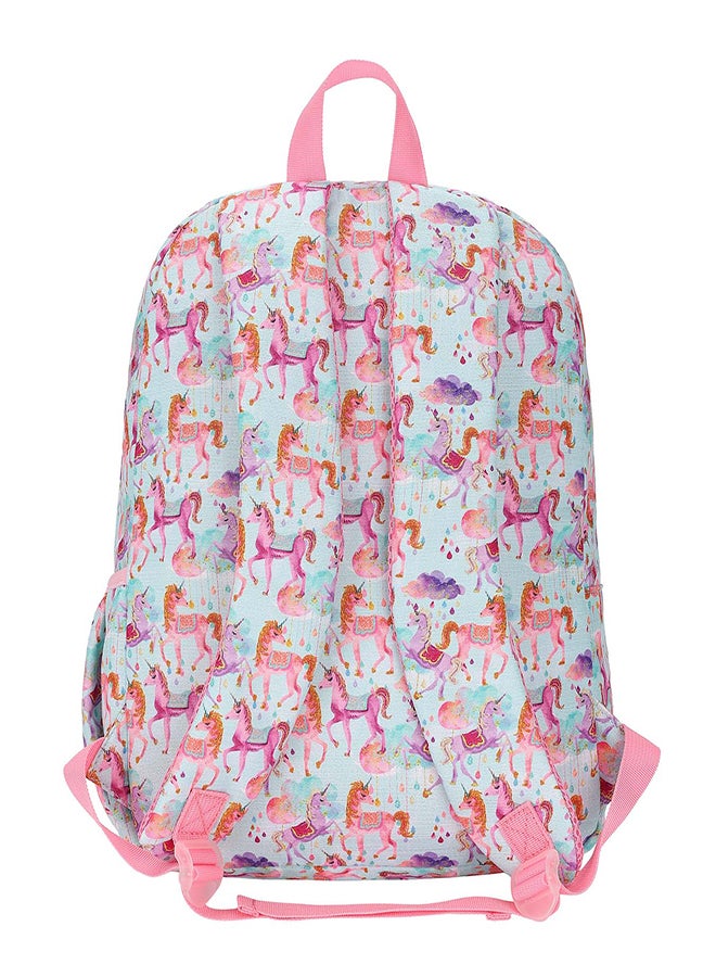 CUBS Unicorn Print Waterproof Kids 28L Glittery Backpack with zip closure Ideal for 6-12 years girls - Image 3