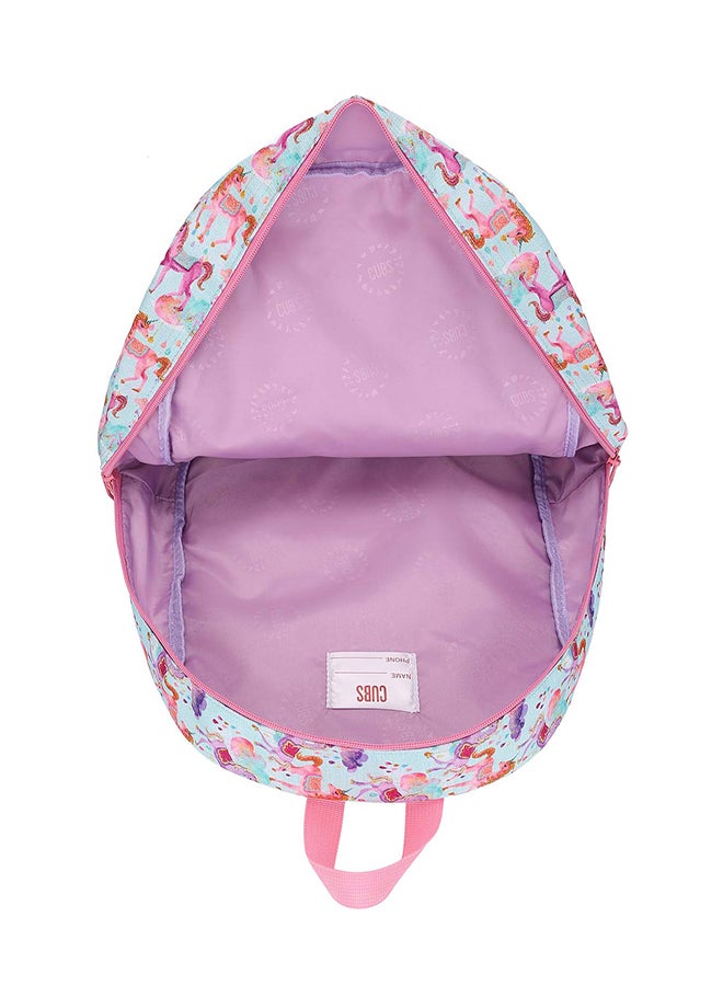 CUBS Unicorn Print Waterproof Kids 28L Glittery Backpack with zip closure Ideal for 6-12 years girls - Image 4