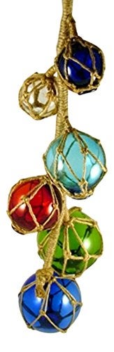 Upper Deck Japanese Glass Fishing Floats Fish Net Buoys Tiki Decor - Image 1