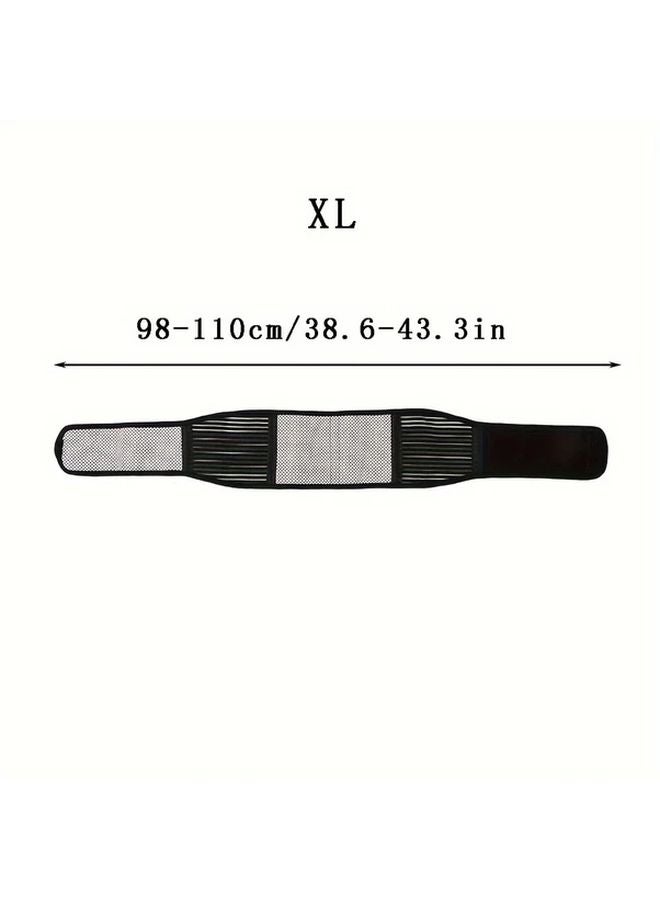 Plus Size Black Adjustable Breathable Compression Belt For Sciatica Herniated Discs Scoliosis - Image 5
