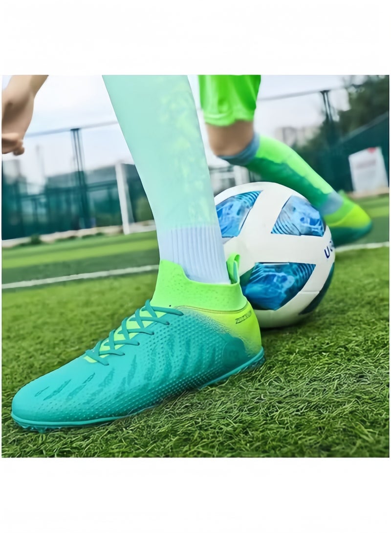 SKT Shiketro New Men's and Women's Soccer Shoes Short Spike Sports Training Shoes - Image 5