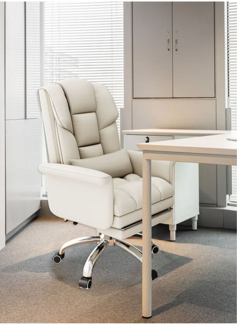 Hihonor - Computer Chair for Home，Comfortable and Sedentary Office Chair for Long Periods of Time, Can Lie Down for Boss Sofa Chair, Dormitory Esports Chair, Lazy Person Office Chair - Image 1
