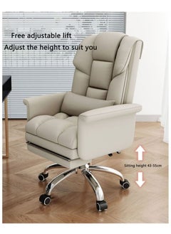 Hihonor Computer Chair for Home，Comfortable and Sedentary Office Chair for Long Periods of Time, Can Lie Down for Boss Sofa Chair, Dormitory Esports Chair, Lazy Person Office Chair  - Image 4