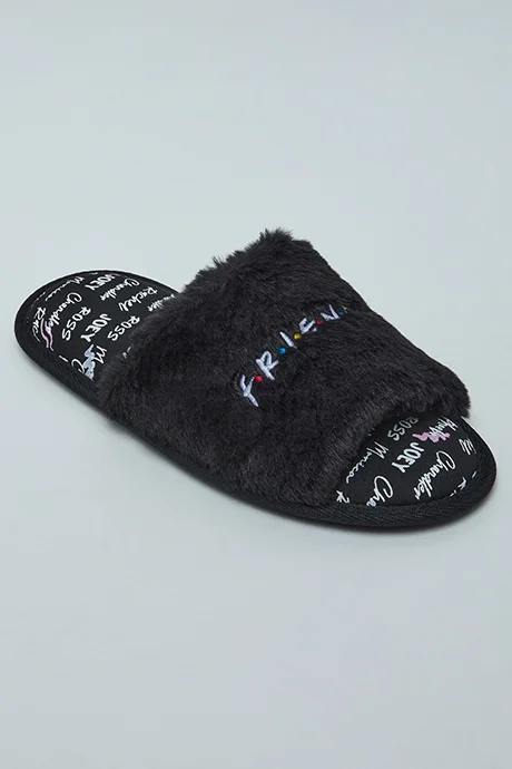 أر أند بي Furry Bedroom Slippers