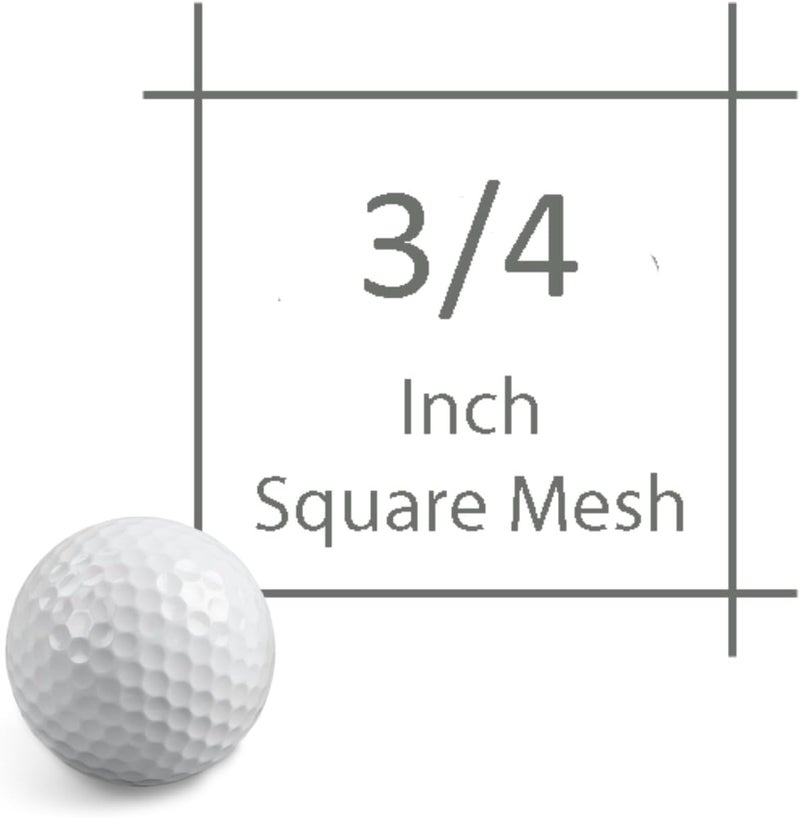 Just For Nets JFN Netting Repair Kit for #24 Nylon 3/4", Black Golf Net - Image 2