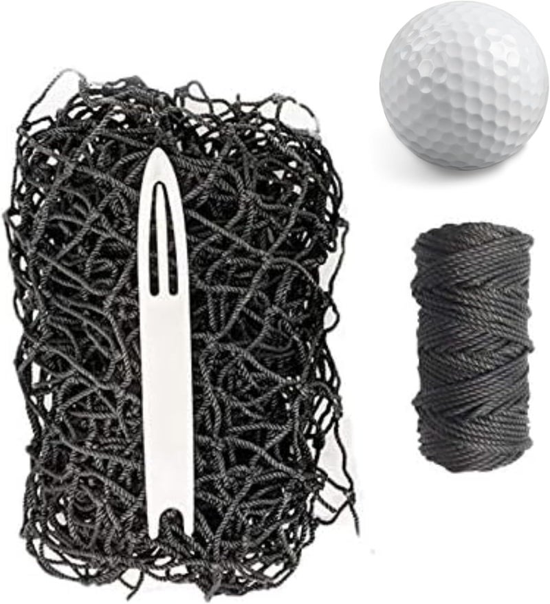 Just For Nets JFN Netting Repair Kit for #24 Nylon 3/4", Black Golf Net - Image 1