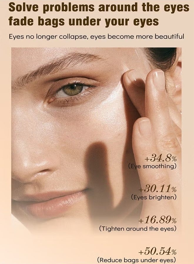 MAYCHEER 50g Anti Aging Eye Cream with Turmeric, Eyebags Remover Dark Circles Eye Repair Cream, Reduces Fine Lines Dark Circles and Puffiness - Image 5