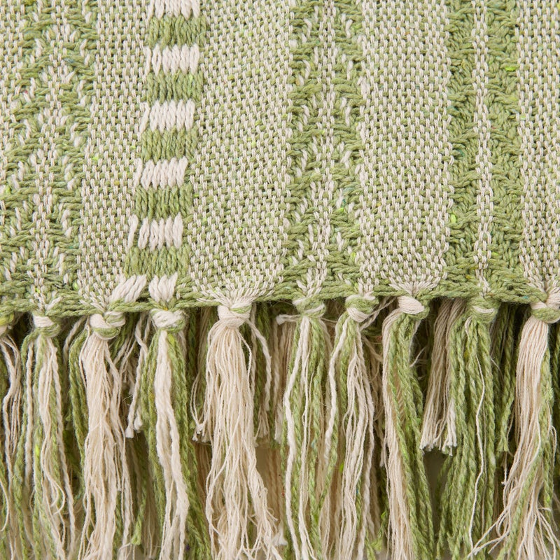 DII Braided Striped Decorative Throw Blanket, 50x60, Antique Green - Image 2