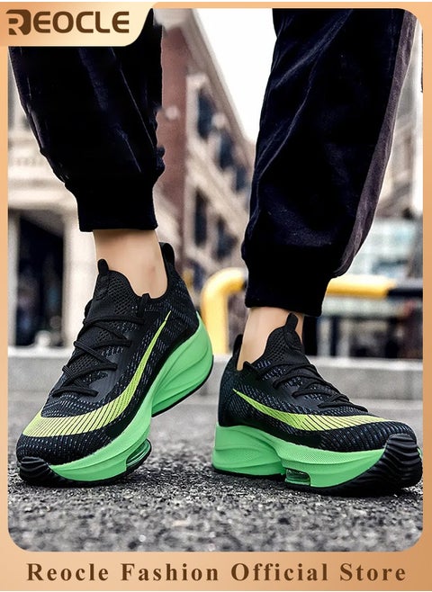 Men's Sneakers Air Cushion Lace-up Casual Shoes Casual Shoes Ultralight Breathable Sports Shoes for Running & Walking & Long Journey & Outdoor Adventures