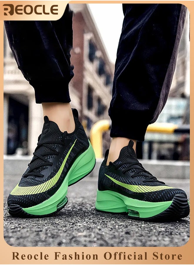 Men's Sneakers Air Cushion Lace-up Casual Shoes Casual Shoes Ultralight Breathable Sports Shoes for Running & Walking & Long Journey & Outdoor Adventures