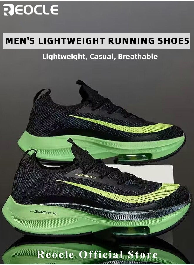 Men's Sneakers Air Cushion Lace-up Casual Shoes Casual Shoes Ultralight Breathable Sports Shoes for Running & Walking & Long Journey & Outdoor Adventures