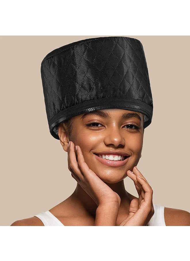 Garlo - Hair Steamer for Natural Hair Home Use Thermal Heat Cap for Deep Conditioning w/10-level Heats Up Quickly 3 Timer Settings Steamer Cap for Black Hair Deep Conditioner Hot Hair Oil Treatment - Image 1