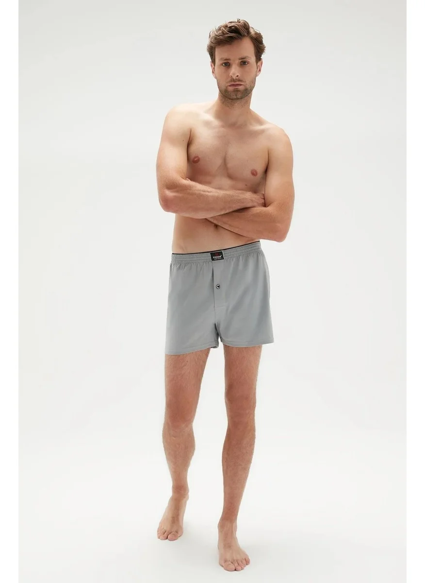 Erdem Men's Combed Cotton Plain Color Boxer 1400 - 6 Pieces