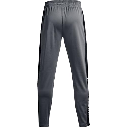 Under Armour Men's Brawler Pants, Pitch Gray (012)/White, Large - Image 5