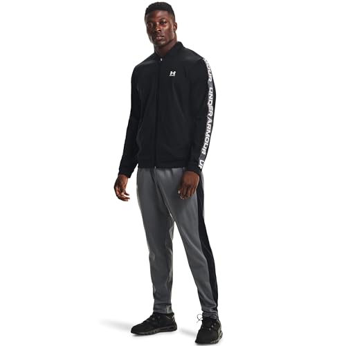 Under Armour Men's Brawler Pants, Pitch Gray (012)/White, Large - Image 3