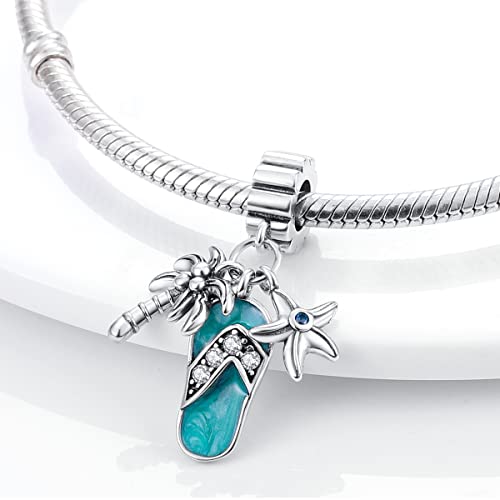 MULA 925 Sterling Silver Charms for Bracelets and Necklaces Airplane Passport Dangle Pendants Beads Butterfly Dragonfly Charms Jewelry Charm for Women - Image 3